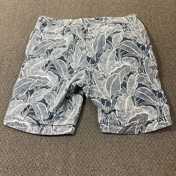 Reversible Tailor Vintage Shorts Mens Size 38 Floral Striped Tropical Hawaiian - Picture 4 of 16